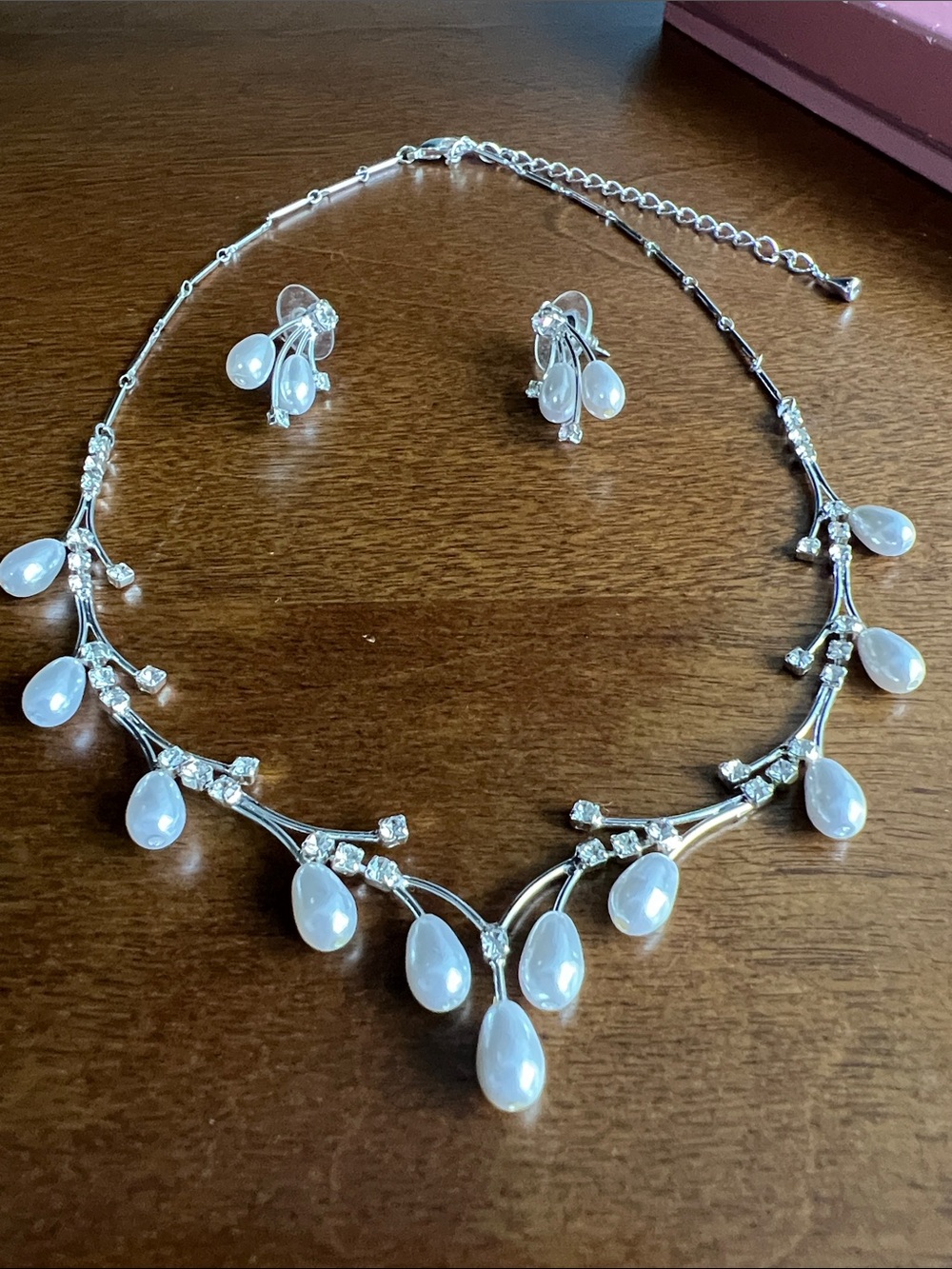 Teardrop Necklace & Earrings Set